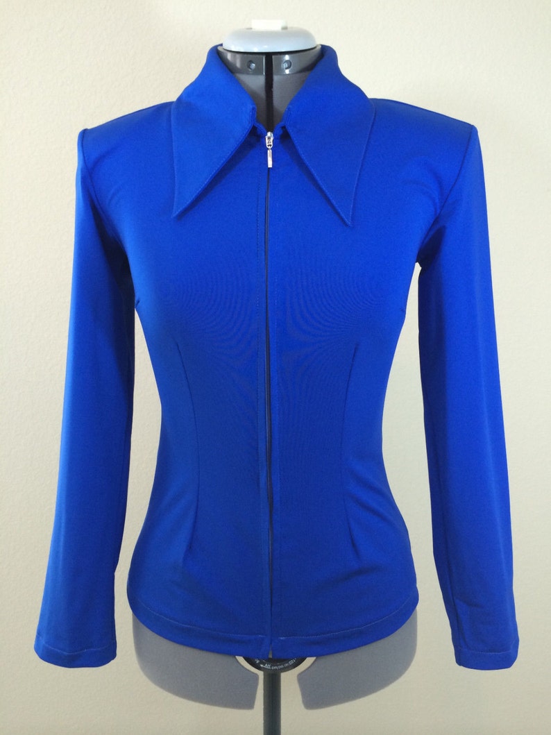 Royal Blue Create Your Own Western Show Pleasure Rail Shirt Jacket Clothes Showmanship Horsemanship Equilong