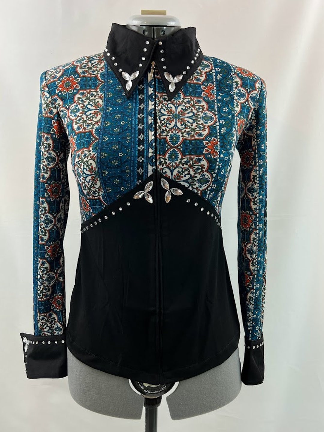 Chemise Western 'Show Pleasure Rail' Equilong - Pour L'équitation Et Le Showmanship - Neuf Sous Emballage
