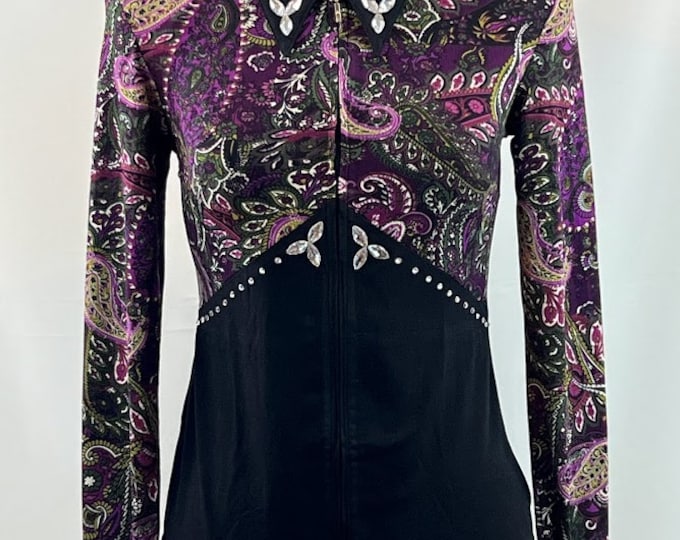 Western Show Pleasure Rail Shirt Veste Vêtements Showmanship