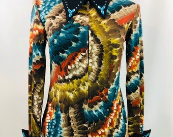 Western Show Pleasure Rail Shirt Jacket Clothes Showmanship Horsemanship Equilong