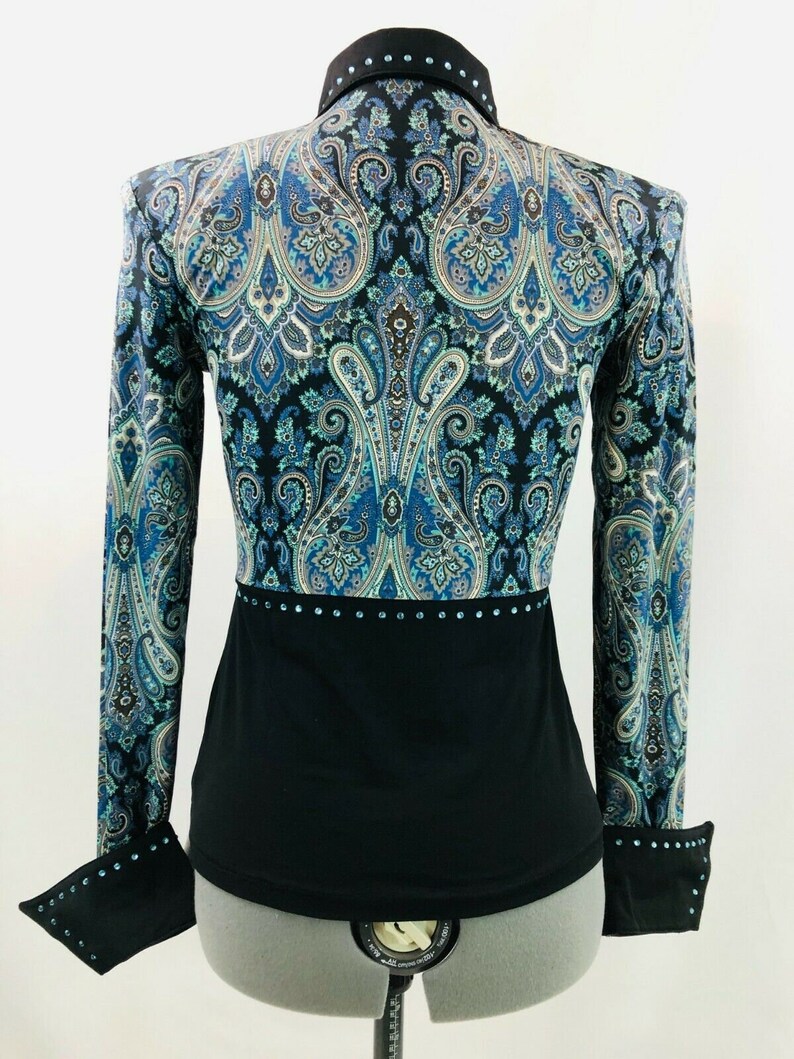 Veste Chemise D'équitation Western – Stitches On The Rail – Show Pleasure