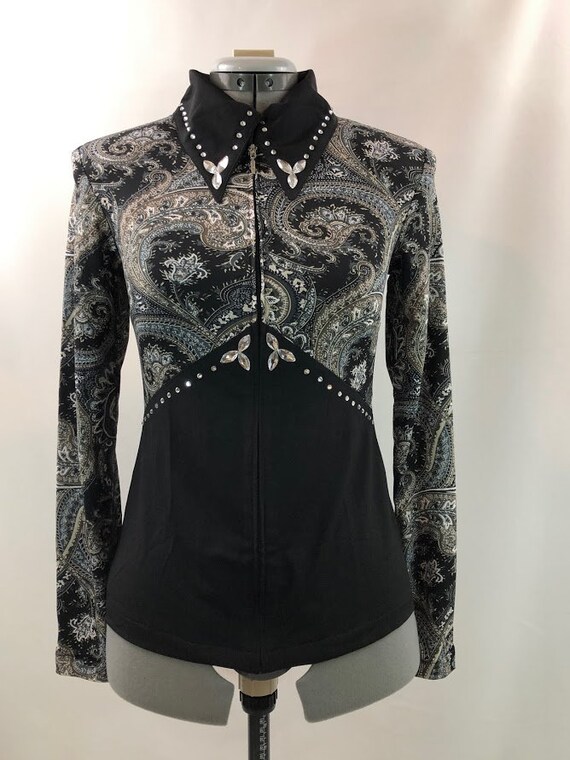 Veste Chemise Western Pleasure Show - Équitation Showmanship - Fabriquée En Inde - Neuve