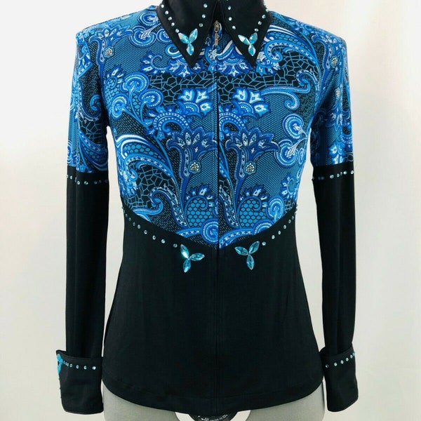 Mittlere Western Show Pleasure Rail Shirt Jacke Kleidung Showmanship Horsemanship Equilong