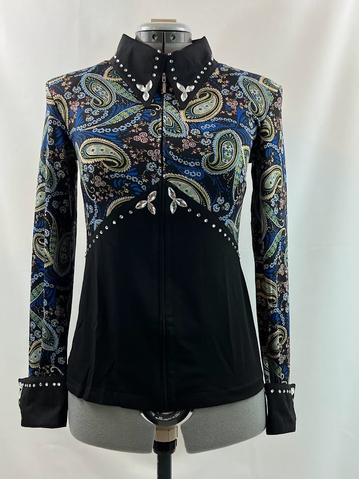 Veste Chemise Western Equilong Taille M - Style Showmanship équitation Show Plaisance - Neuf