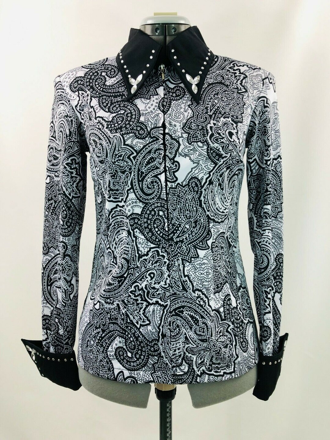 Veste Chemise D'équitation Western – Stitches On The Rail – Show Pleasure