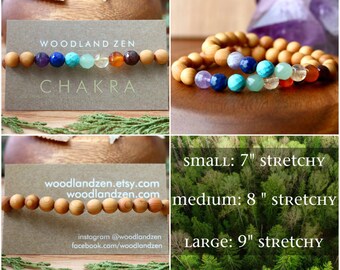 Chakra Bracelet Chakra Jewelry, Crystal Bracelet