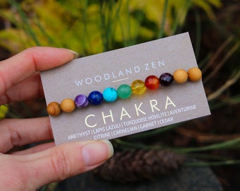 7 Chakra Bracelet Healing Crystal Bracelet, Chakra Gemstone Bracelet, Natural Stone Stree Calming Healing Bracelet For Men