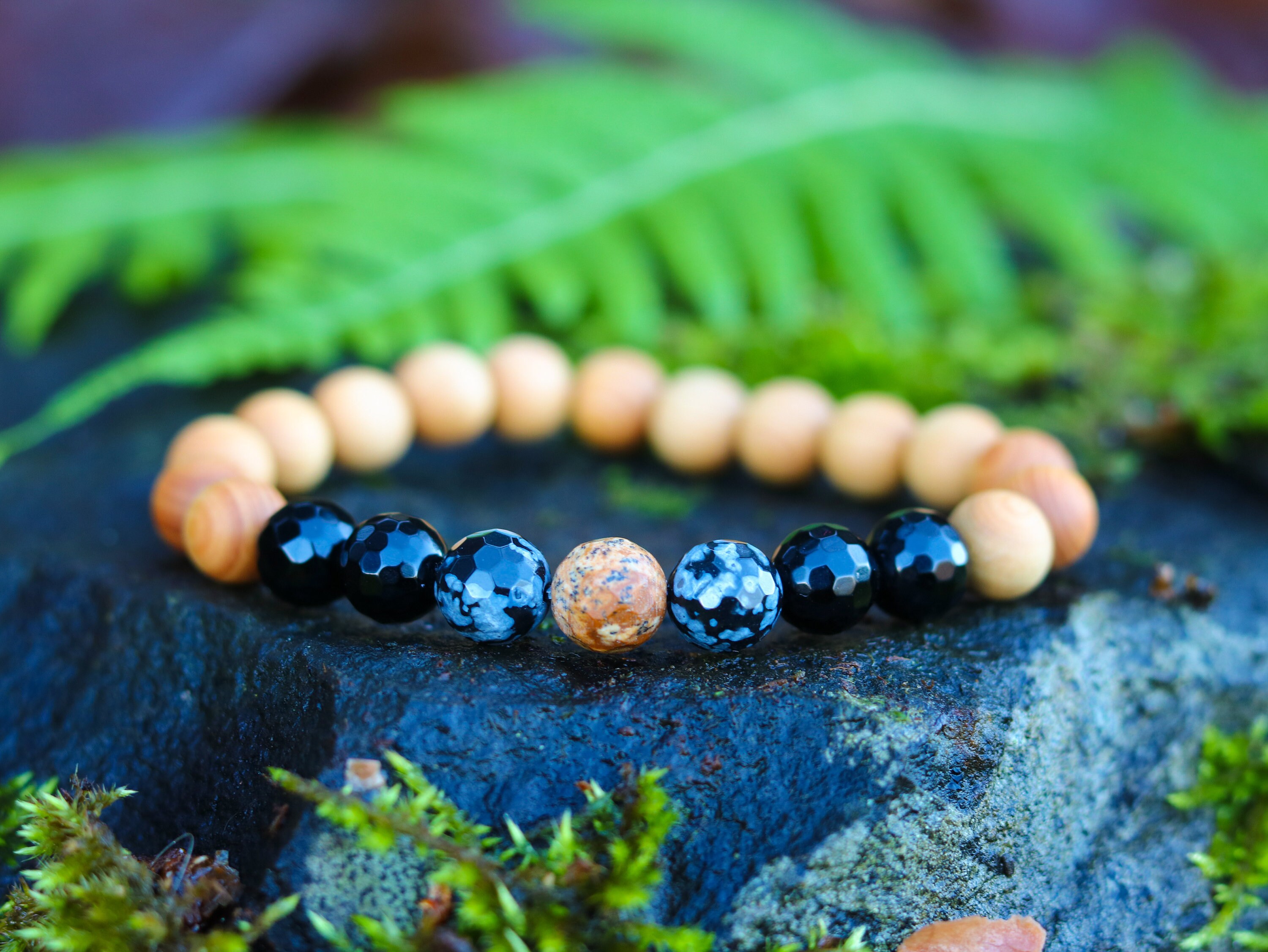 Anxiety Grounding Bracelet Anxiety Bracelet Black Onyx Etsy