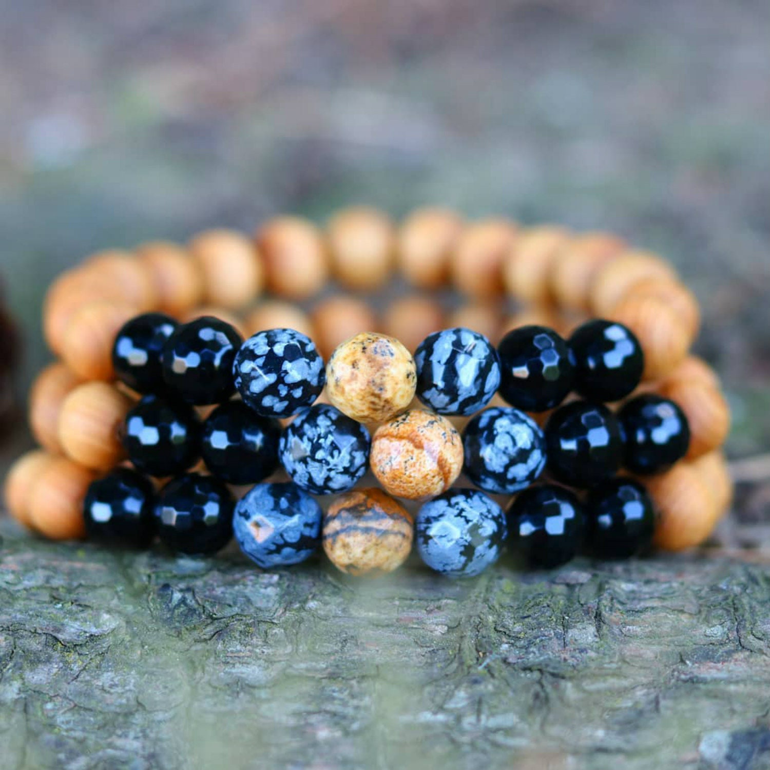 Anxiety Grounding Bracelet Anxiety Bracelet Black Onyx Etsy