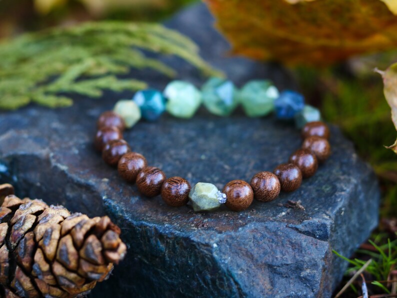 Bohemian Jewelry Boho Bracelet Natural Stone Gemstone Bracelet Healing Crystal Bracelet Energy Bracelet