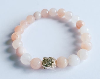 Peach Aventurine bracelet, crystal bracelet, Aventurine beads, Aventurine Crystal, gift for her, Gift for him, mother's day Gift, Aventurine