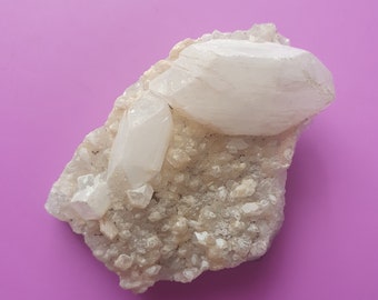 Zeolite Crystal Specimen, Raw Apophyllite Stone, Rare Crystal Gift