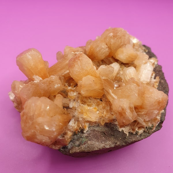 Stilbite Crystal, stilbite stone, ethically sourced, raw crystal, raw stone, mother's day gift, gift for him, witchy gift, peach stilbite