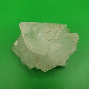 Cúmulo de cristal de cuarzo del Himalaya: piedra natural en bruto (5,5 x 4 cm)