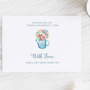 Carte postale de printemps d’aquarelle, prière pour vous Carte postale, carte de printemps, carte postale imprimable, carte postale, carte de vœux de printemps, carte de vœux, bricolage
