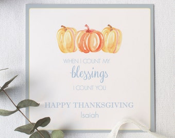 Happy Thanksgiving Gift Tags, Gift Tags, Thanksgiving Tag, Holiday Gift Tags, Thanksgiving Hostess Gift, Thanksgiving Gift, Custom Gift Tag