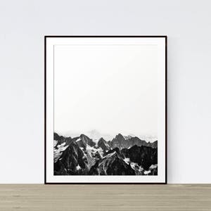 Mountain Printable Printable Photo Minimalist Printable - Etsy