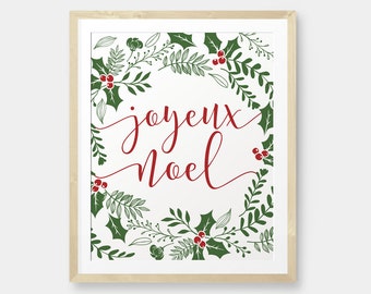 Joyeux Noel Poster Etsy Joyeux Noel Poster Etsy