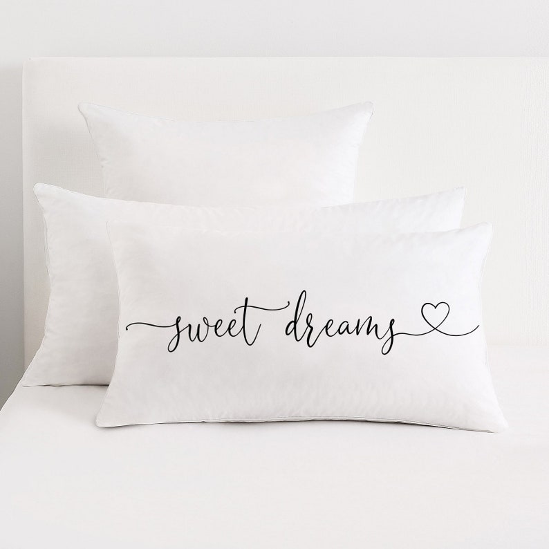 Sweet Dreams Lumbar Pillow Etsy