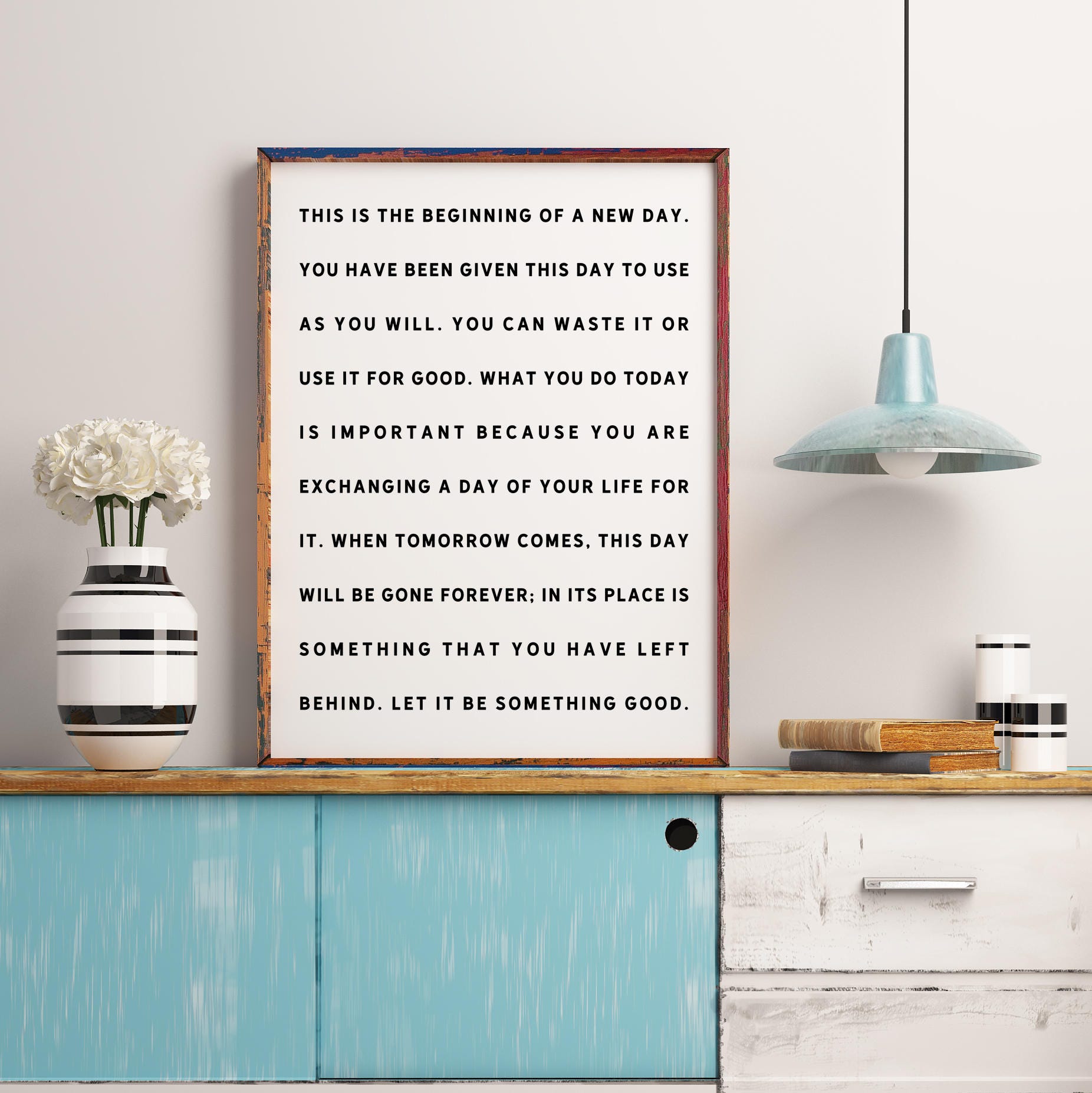 This Is The Beginning Of A New Day printable Inspirational Etsy