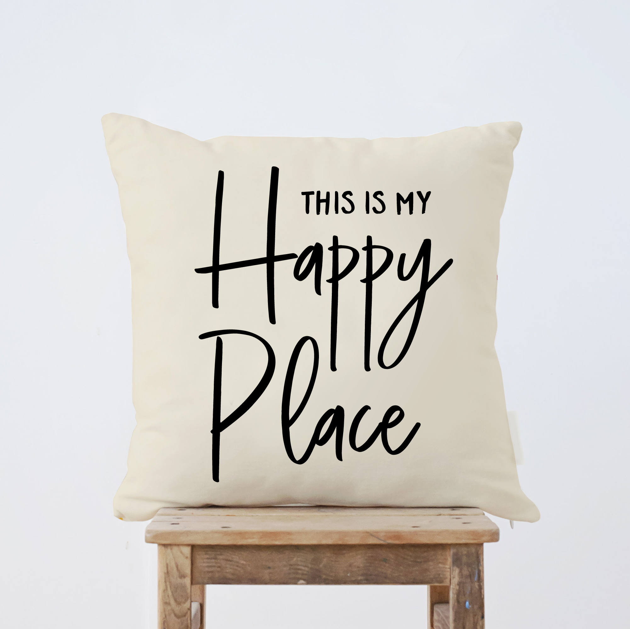 This is my happy place Throw Pillow Etsy