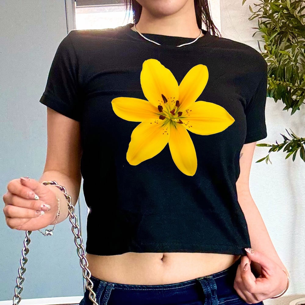 【LOULOUSEOUL】Lily T-Shirt (Green Yellow) Lily T-Shirt (Green Yellow) - LOULOUSEOUL