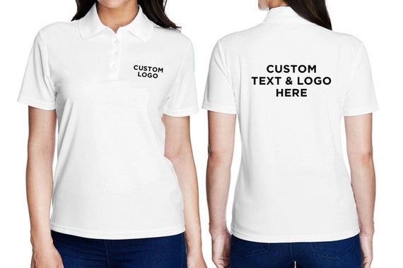 Polos personnalises pour hommes et femmes logo d entreprise personnalise polos personnalises pour affaires tenues decontractees et equipes sportives evenement de golf Etsy France
