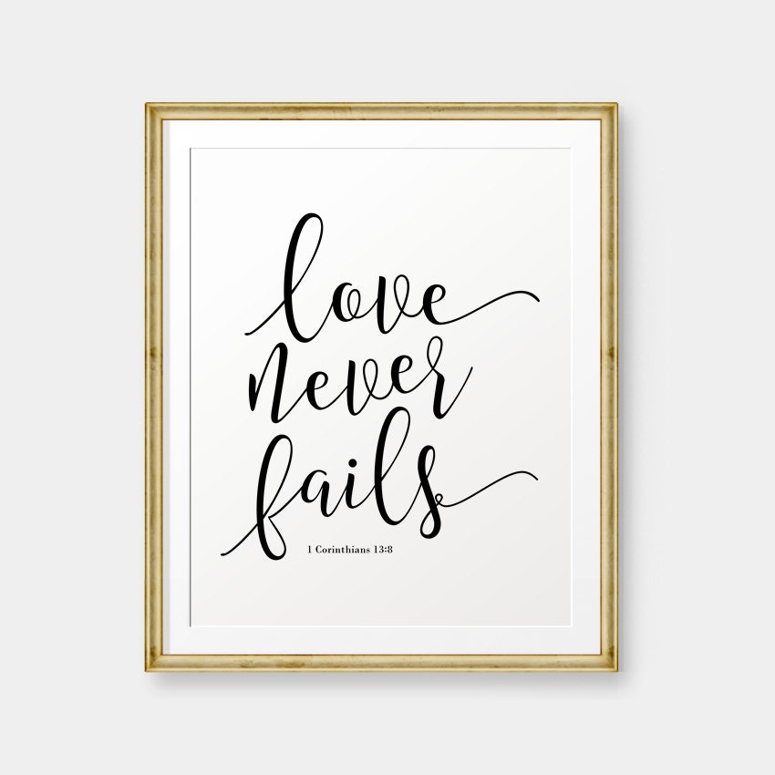 His Love Never Fails Print – The Daily Grace Co.