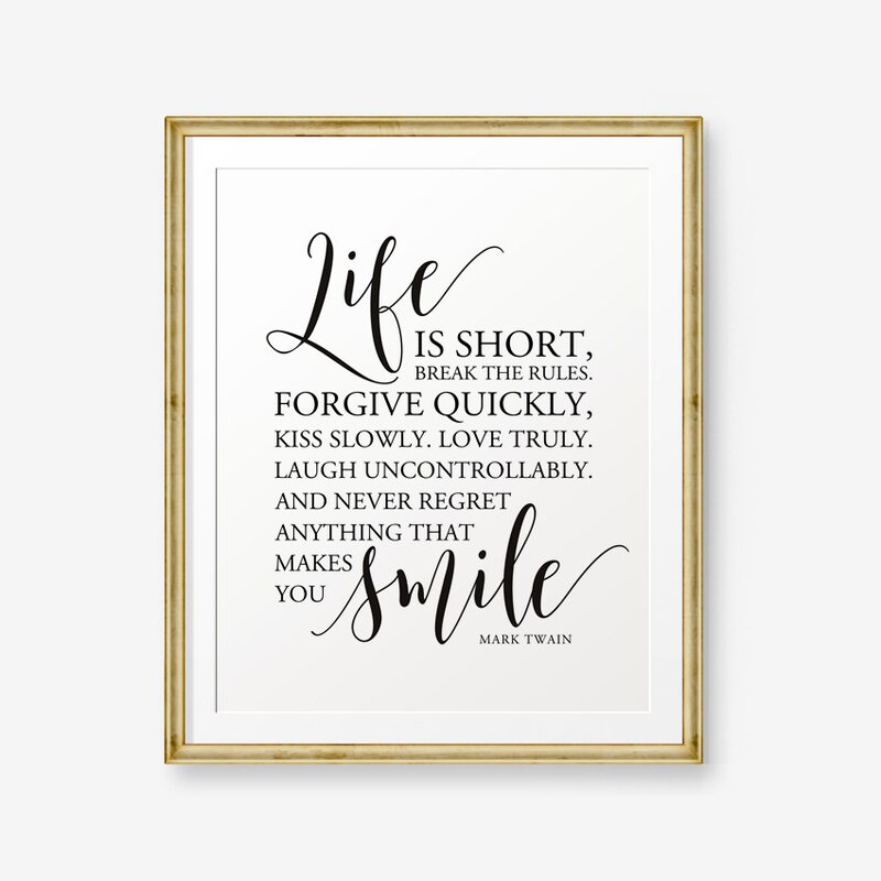 Life is Short - Etsy