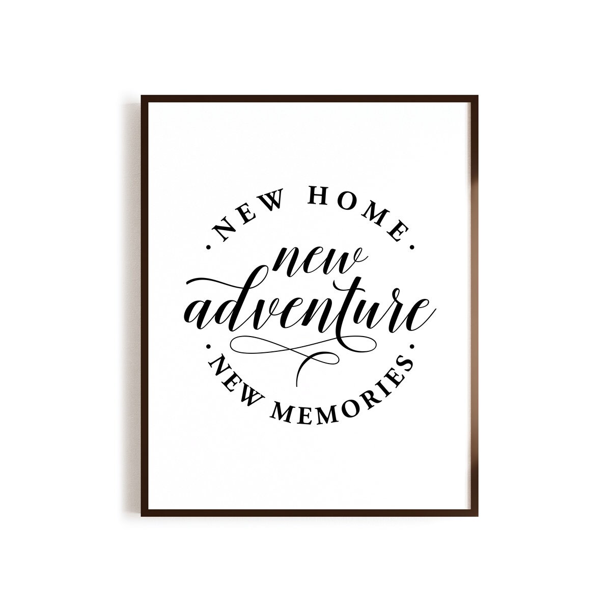 Housewarming Gift Printable New Home New Adventure New - Etsy