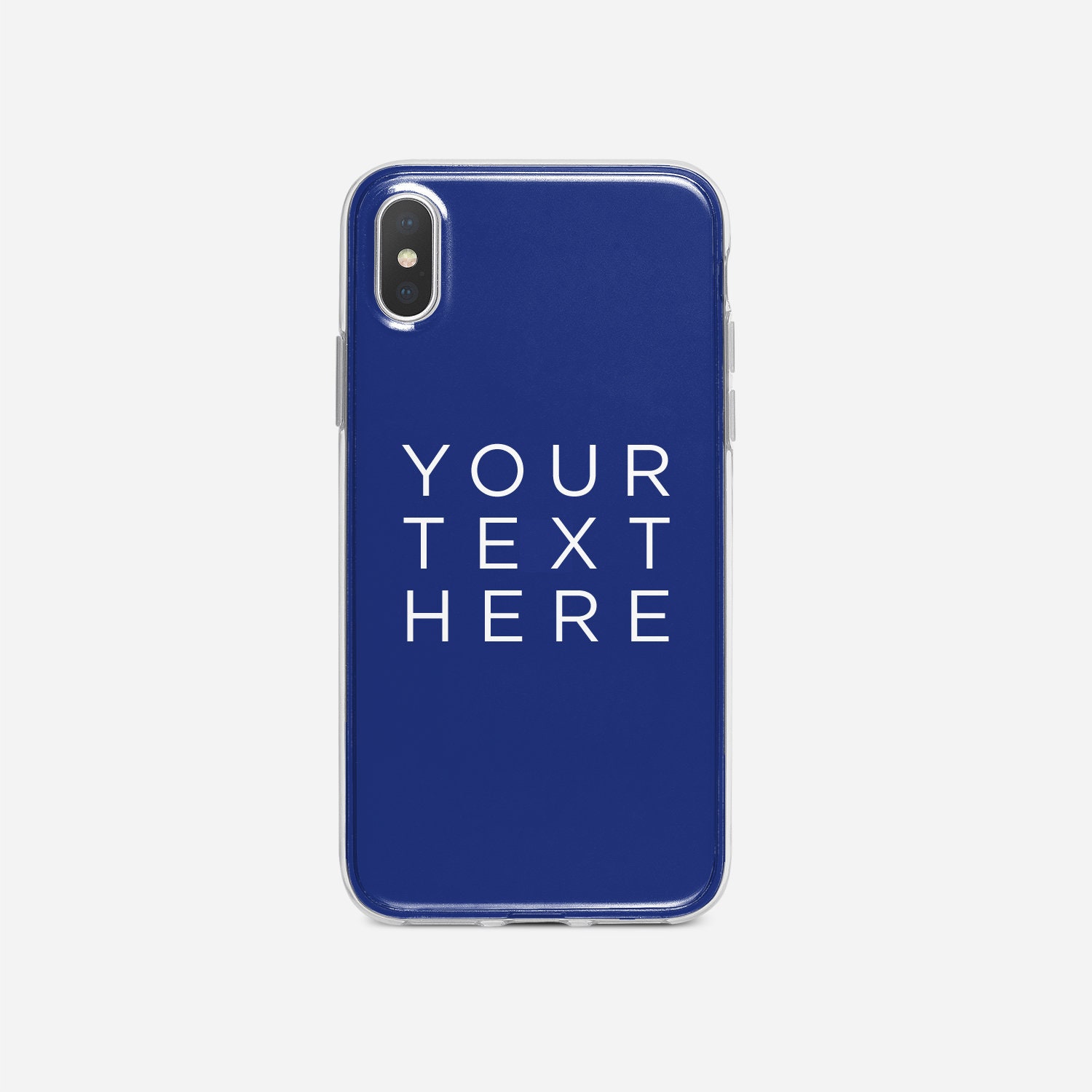 Custom Quote Clear Phone Case iPHONE 12 Case Your Words Etsy