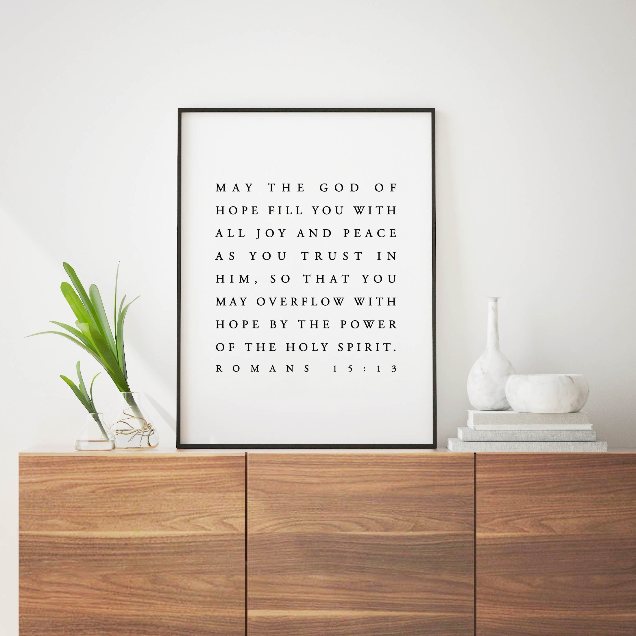 Scripture Wall Art Bible Verse Print Printable Wall Art May the God of