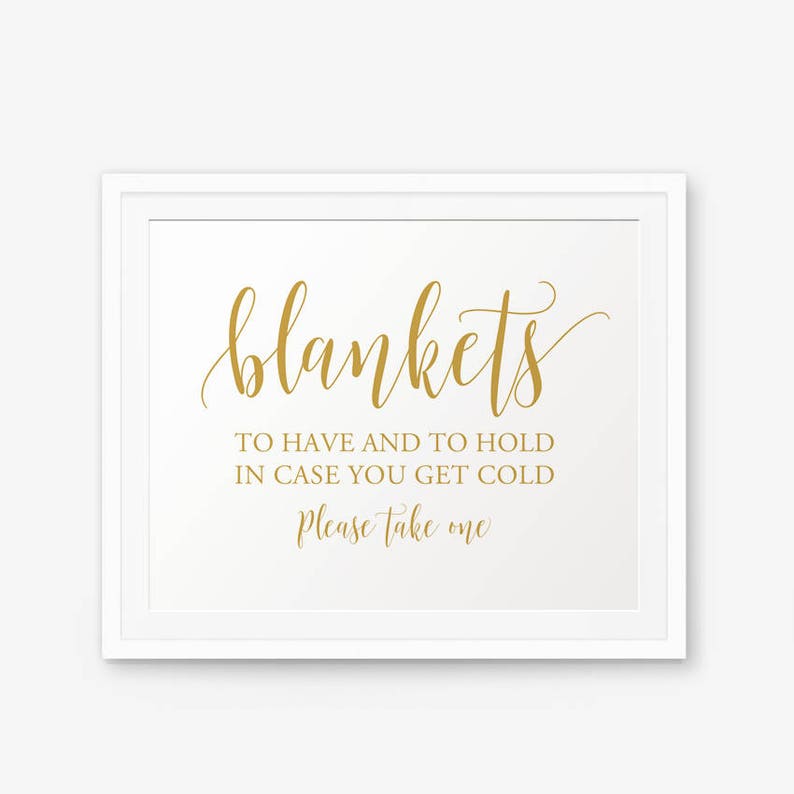 Wedding Blankets Printable Wedding Blankets Sign Outdoor Etsy