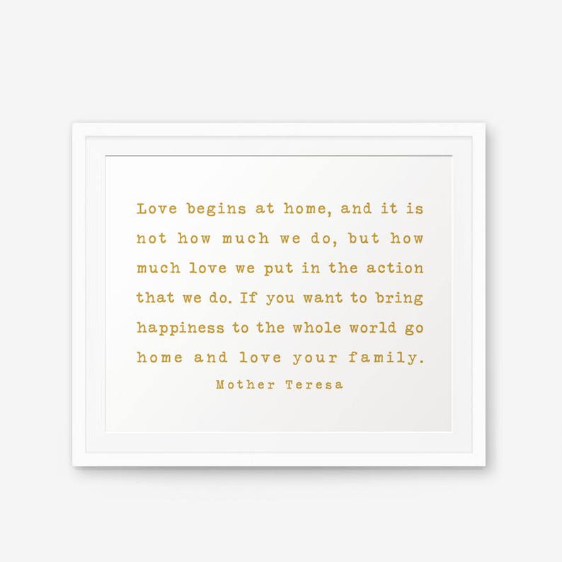 Love Begins at Home Home Decor Wedding Gift Living Room Etsy