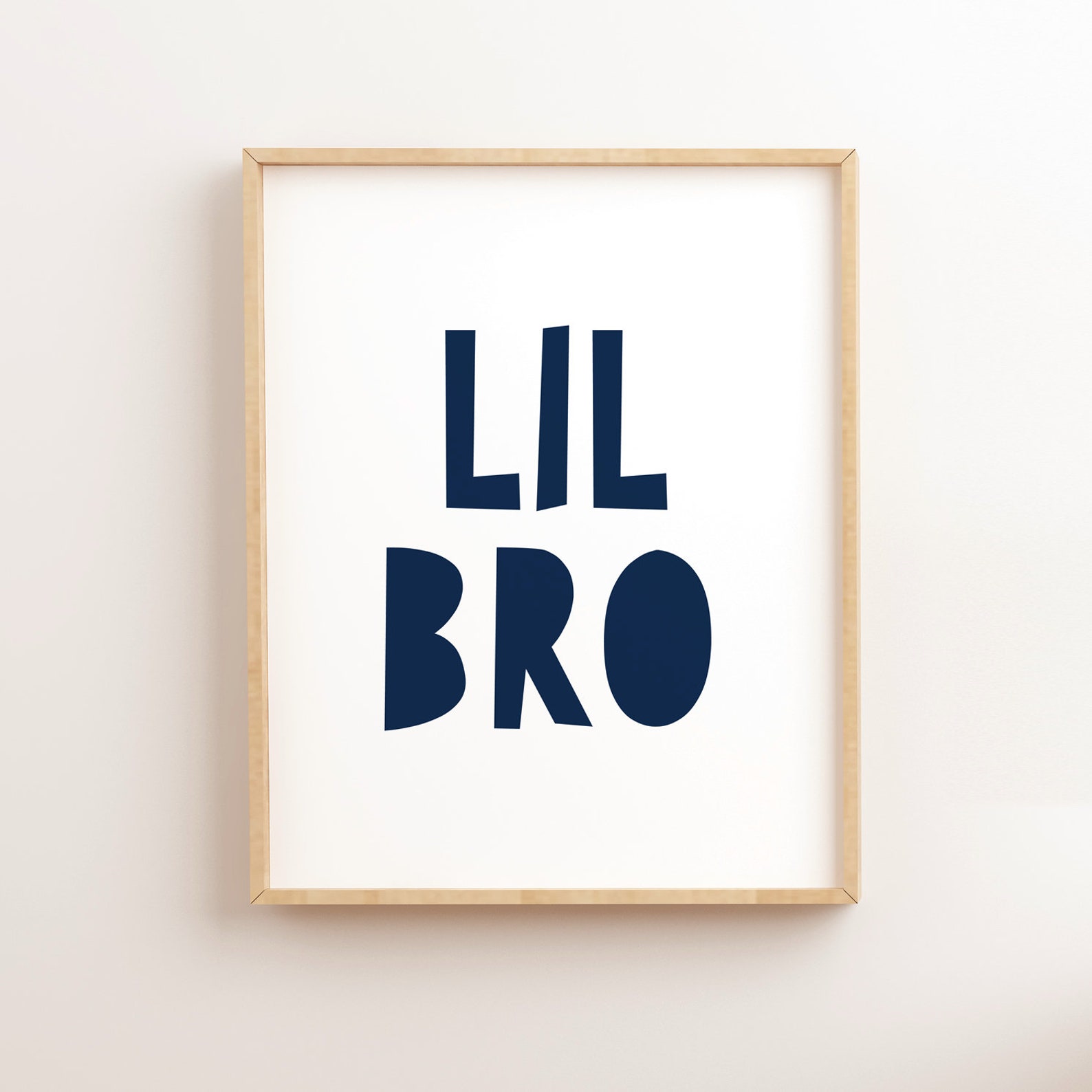 Lil Bro Printable Little Brother Sign Nursery Printable Boy | Etsy