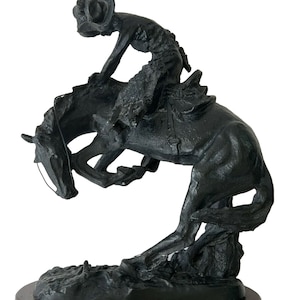 Large Bronze REMINGTON Rattlesnake Sculpture By Frederic Remington c1905