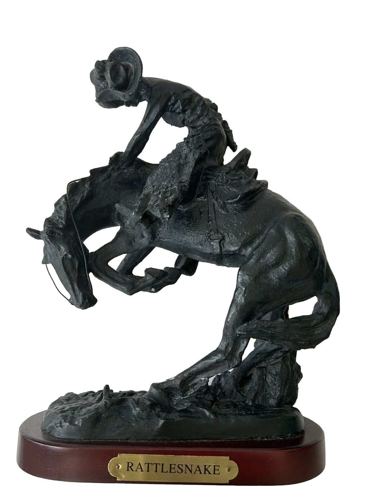 フレデリック・レミントン Frederic Remington 置物 金属製 Amazon.co