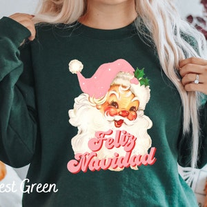 Feliz Navida Shirt, Feliz Navidad Sweatshirt, Feliz Navidad, Merry Christmas Shirt, Spanish Merry Christmas Shirt, Christmas Sweatshirt
