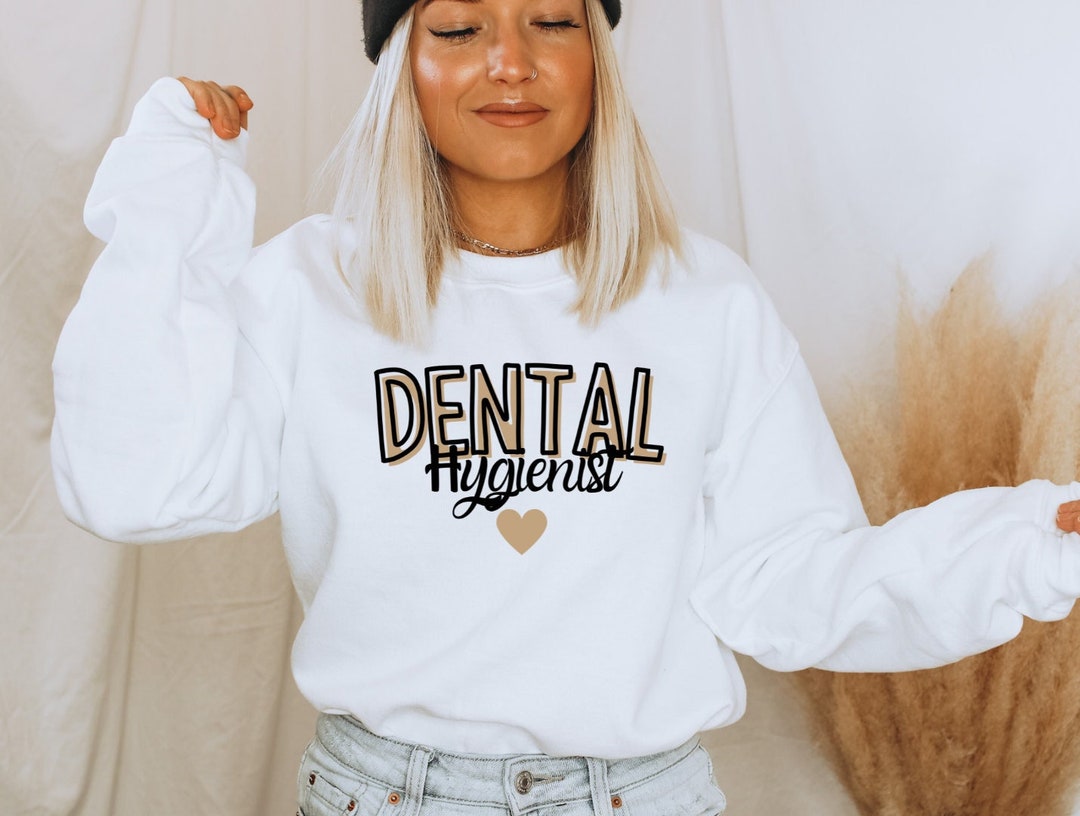 Dental Hygienist Crewneck Sweatshirt for Dental Assistants, Gift for