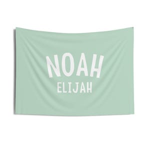 Custom Name Banner, Personalized Banner Flag, Custom Name Sign, Tapestry, Camp Flag, Nursery, Kids Room Wall Art, Custom Name Flag
