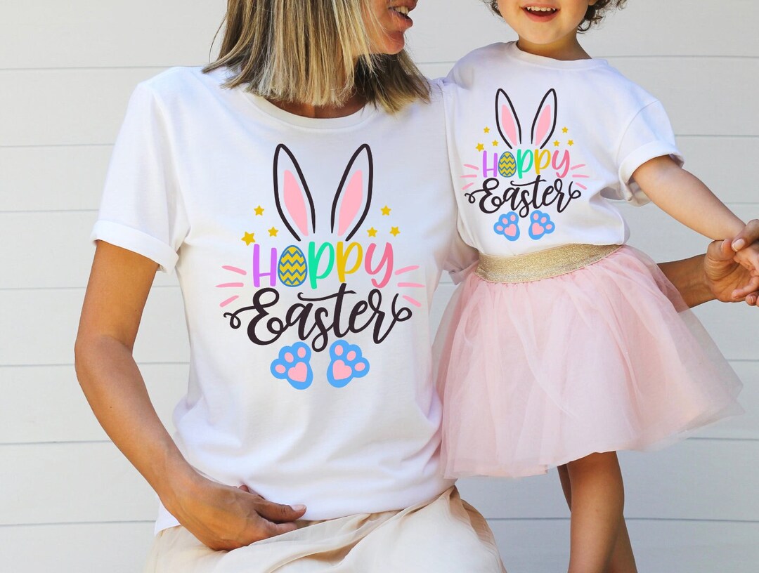 Easter Shirt, Mommy and Me Matching Easter Shirts, Women Easter Bunny ...