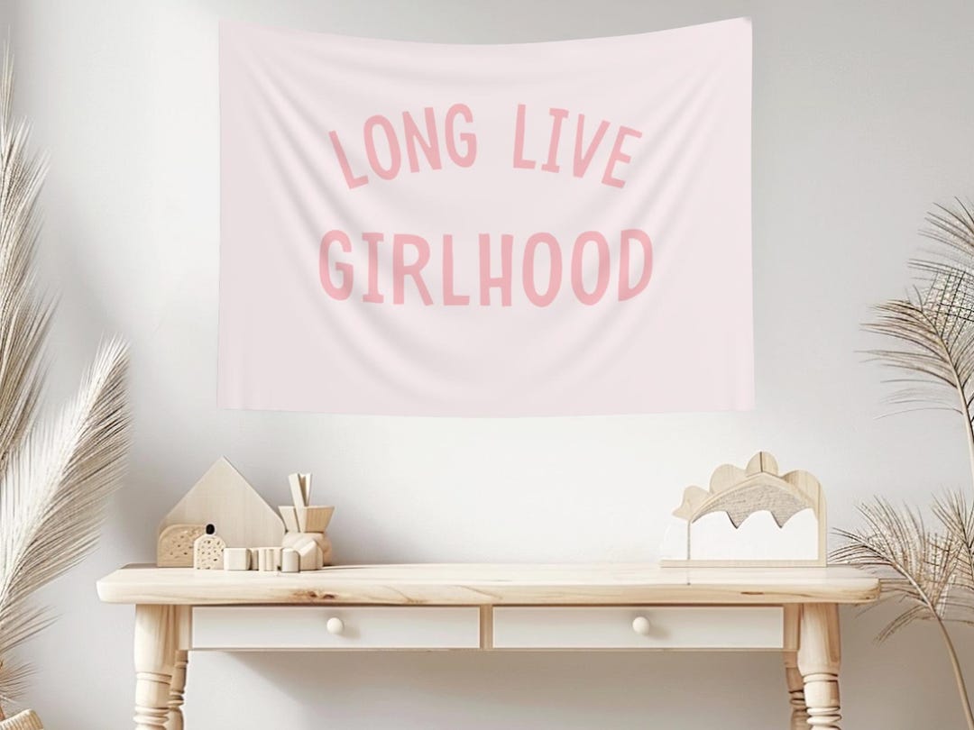Wheatwin Nursery Wall Decor - 'She Is Mixed With A Little Hurricane' Pennant Banner, 15x11 Inch Linen & Wood Hanging For Girls Room, Playroom, Dorm