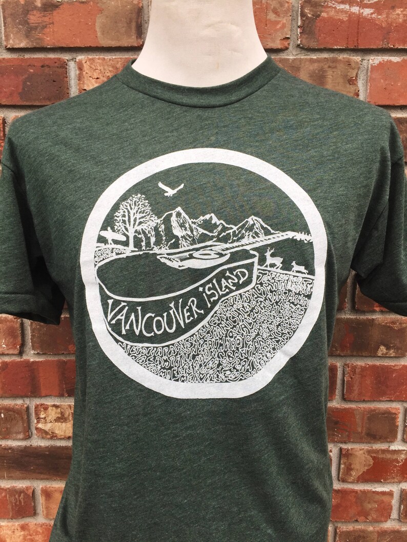 Men's Vancouver Island Tshirt for proud islanders or Etsy
