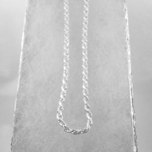 Sterling Silver Diamond-Cut Italian Rope Chain, 20 in., Vintage