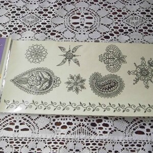 Temporary Body Tattoos by Body Jewelry, Vintage 90&#39;s