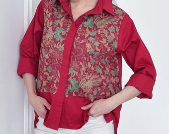 Handmade Batik Blouse: Indonesian Formal Wear