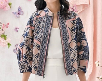 Batik Bomber Jacket: Lightweight Indonesian Outerwear