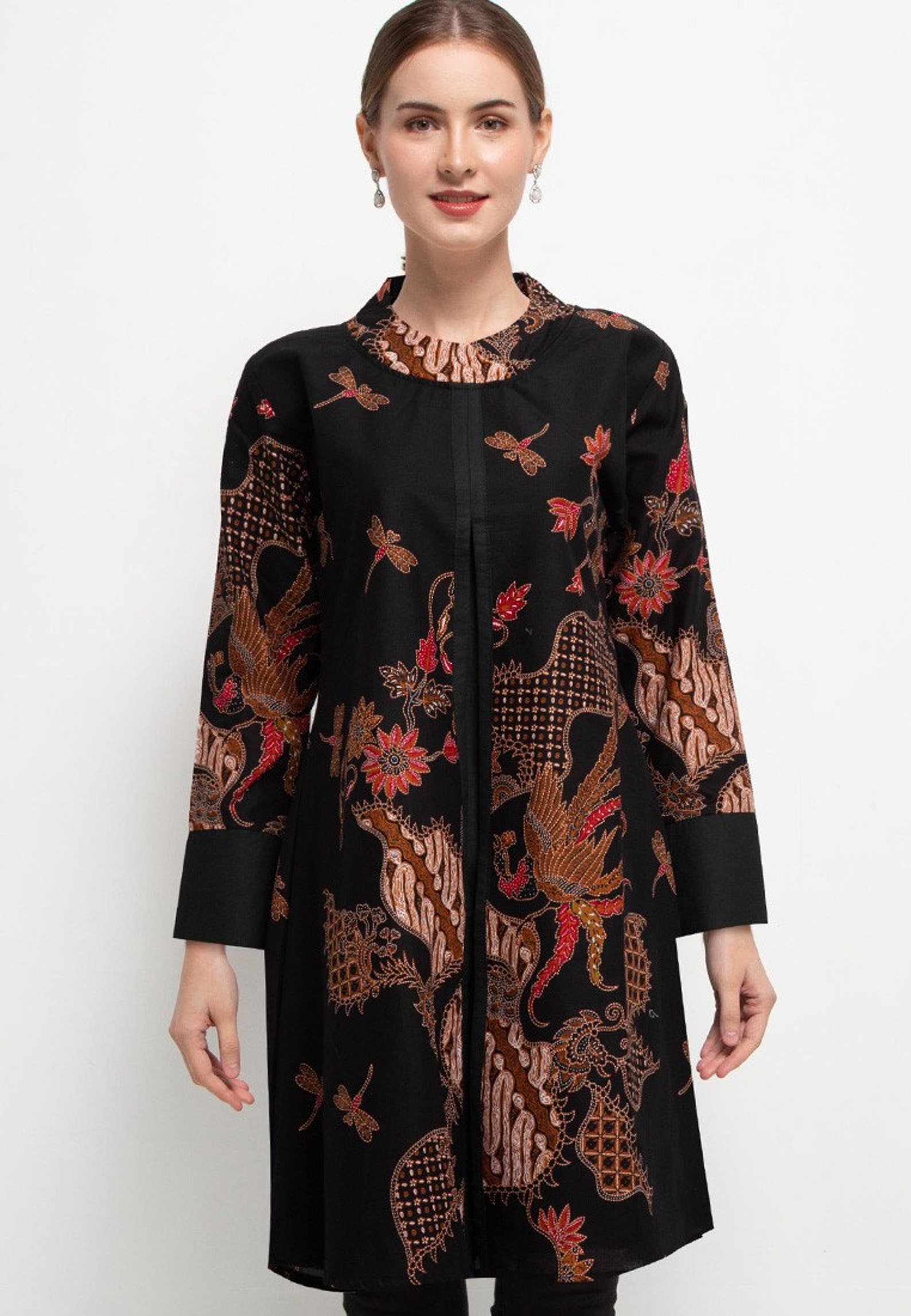 Batik Dress Batik Indonesia Dress Batik Batik From Etsy India