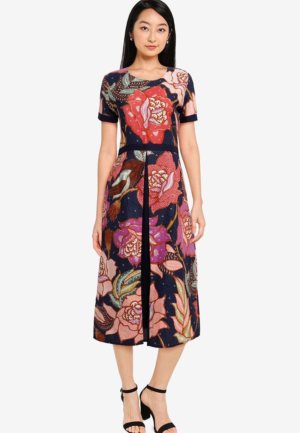batik long frocks
