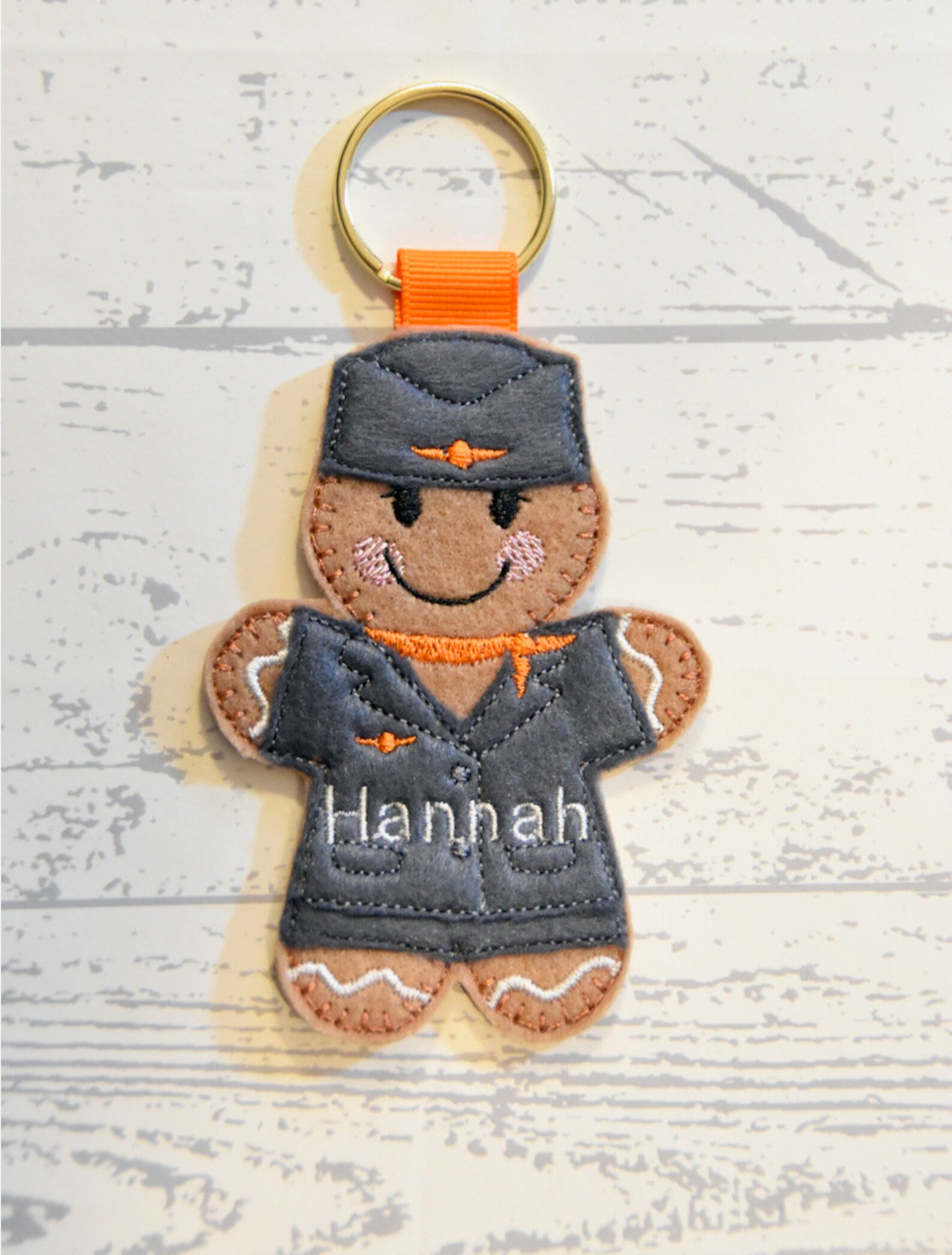 AIR HOSTESS STEWARD Gift Cabin Crew Gingerbread Character Bag Etsy